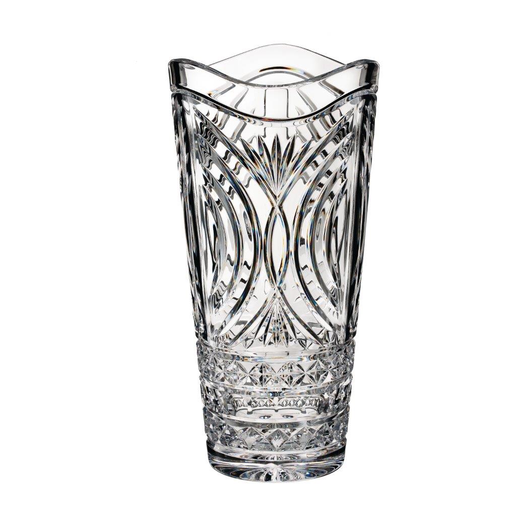 Faulconbridge Antiques_WATERFORD CRYSTAL 2018 MASTER CRAFTSMAN EVENT - WAVES OF TRAMORE VASE 30cm