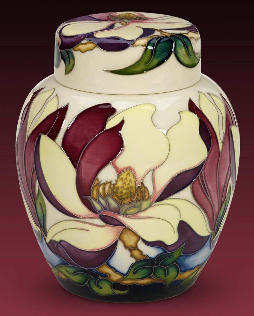 MOORCROFT HODNET HALL GINGER JAR