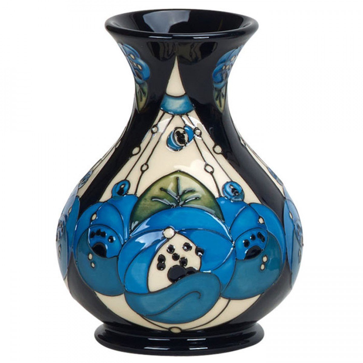 faulconbridge_antiques_MOORCROFT RENNIE ROSE Vase