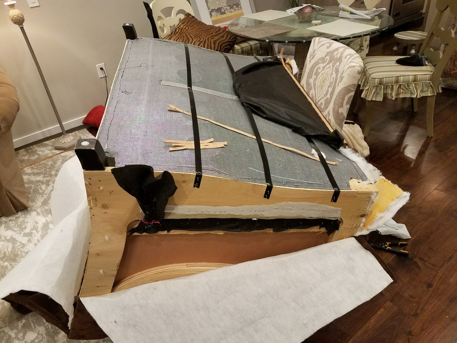 Sofa & Furniture Disassembly, Reassembly, Reupholstery