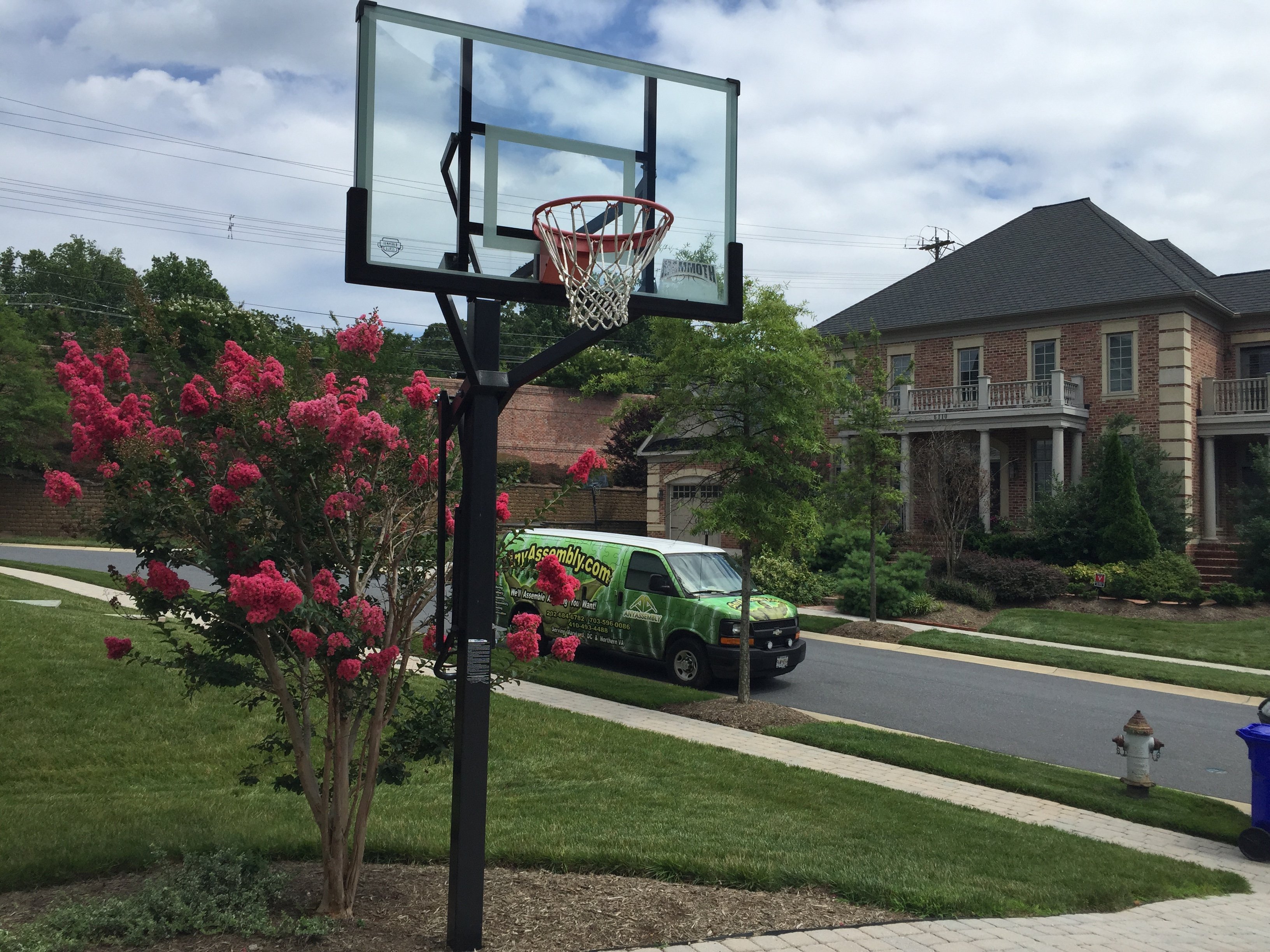 54" In Ground Basketball Installation Professionals
