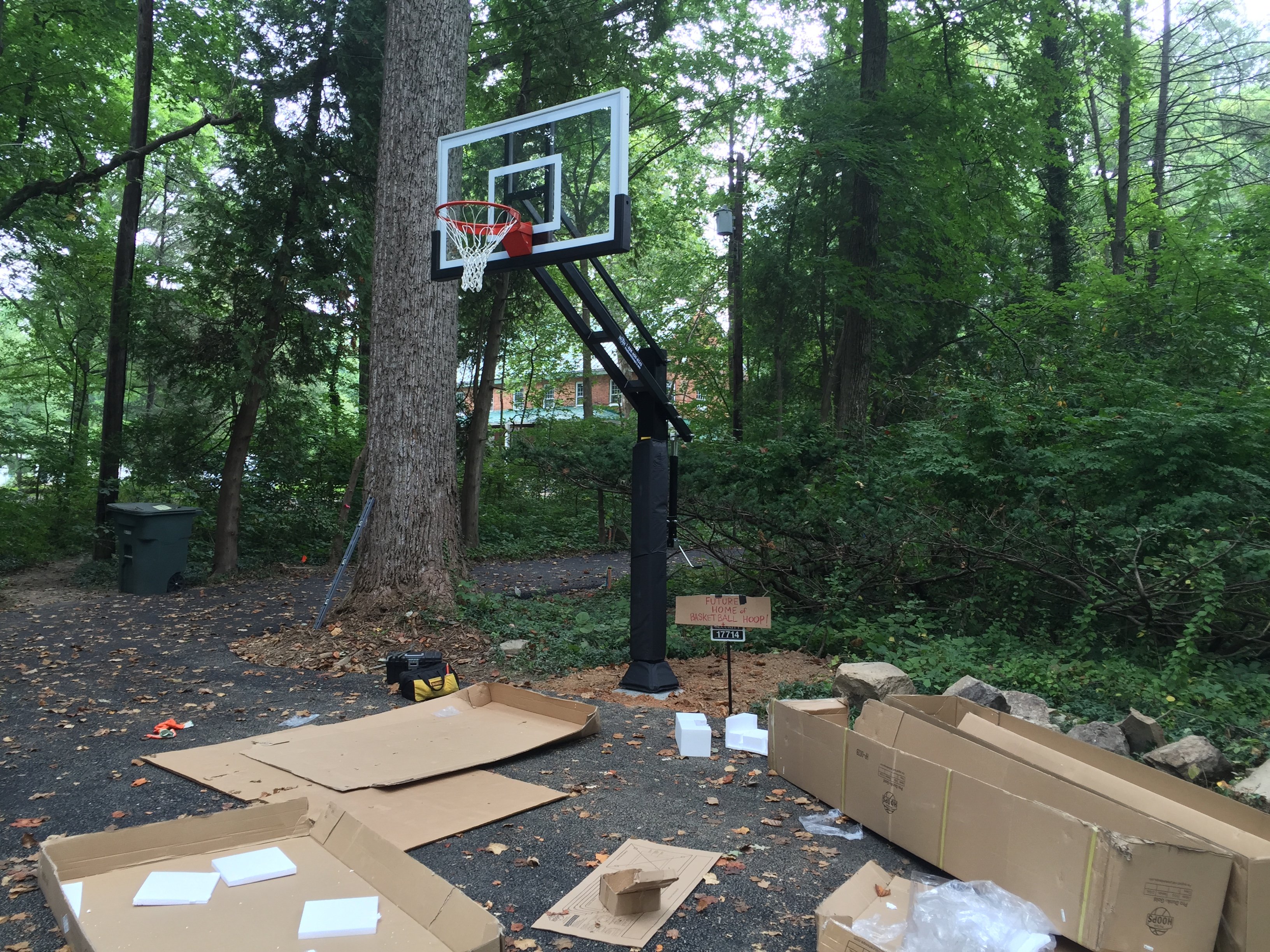 60" In Ground Basketball Installation Professionals