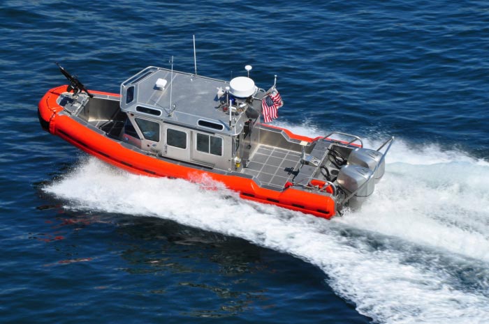 yacht afloat in the ocean