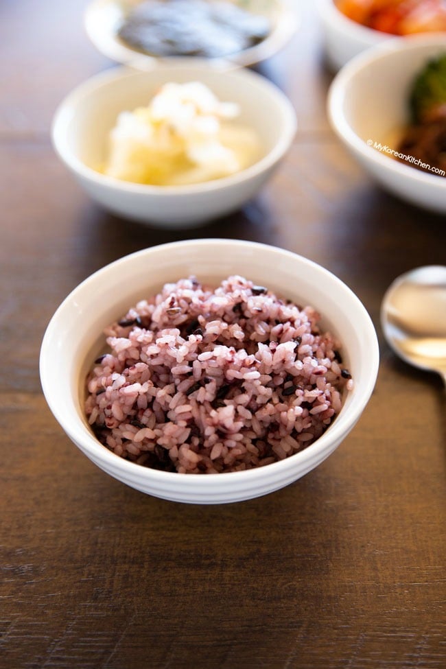 KOREAN PURPLE RICE RECIPE