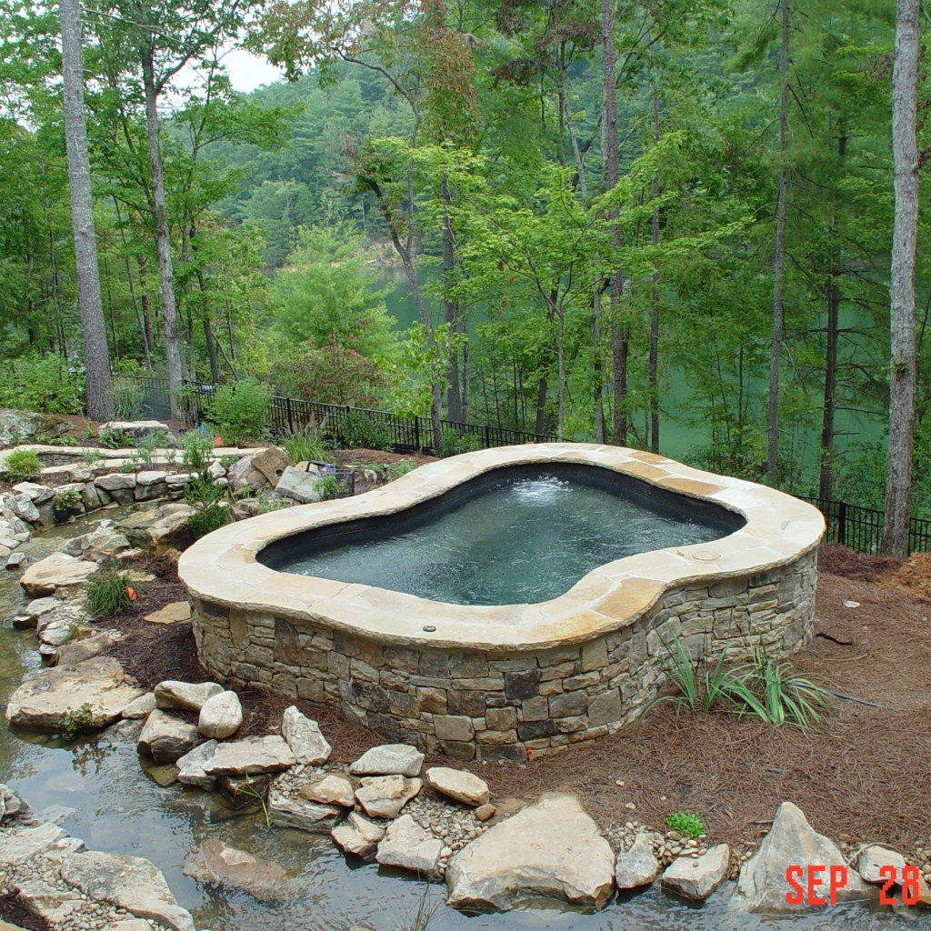 Water Features Greenville SC Aqua Blue Pools