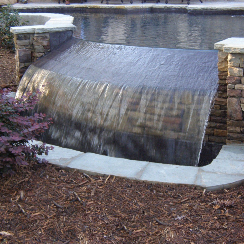 Water Features Greenville SC Aqua Blue Pools