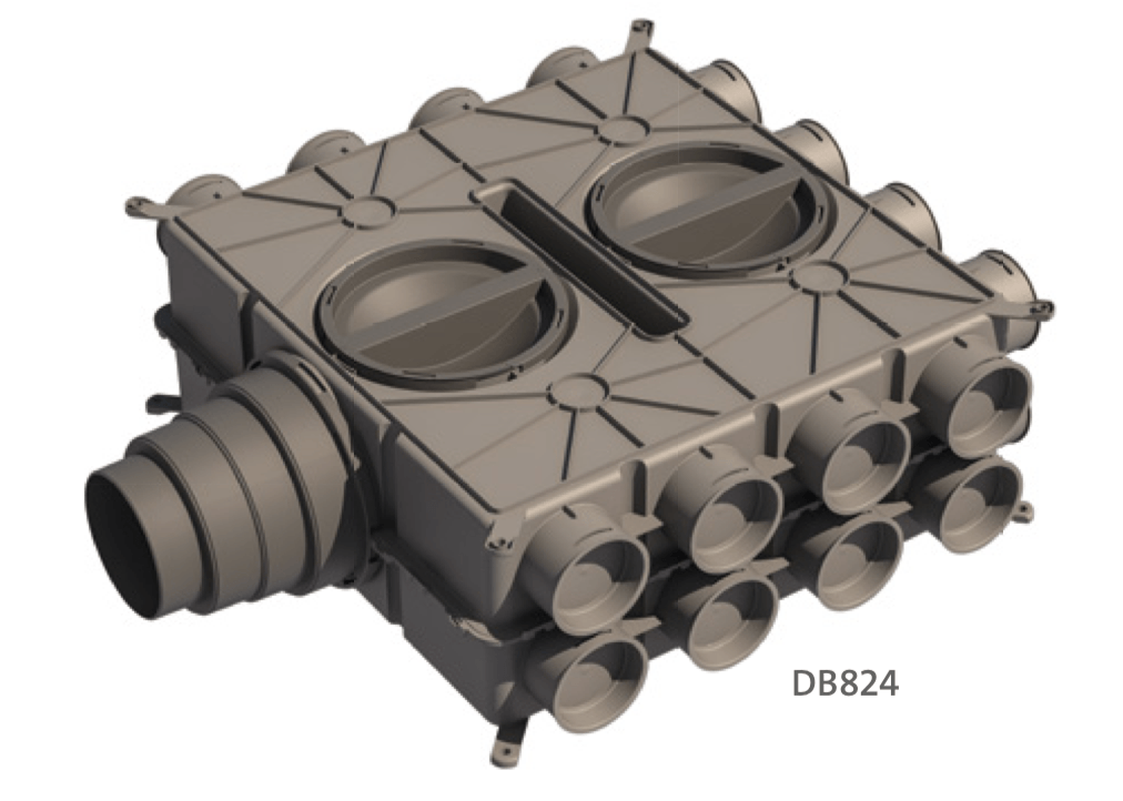 Ubbink Mechanical Ventilation Heat Recovery Ducting Manifolds 24 ports
