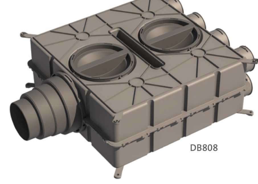 Ubbink Mechanical Ventilation Heat Recovery Ducting Manifolds 8 Port