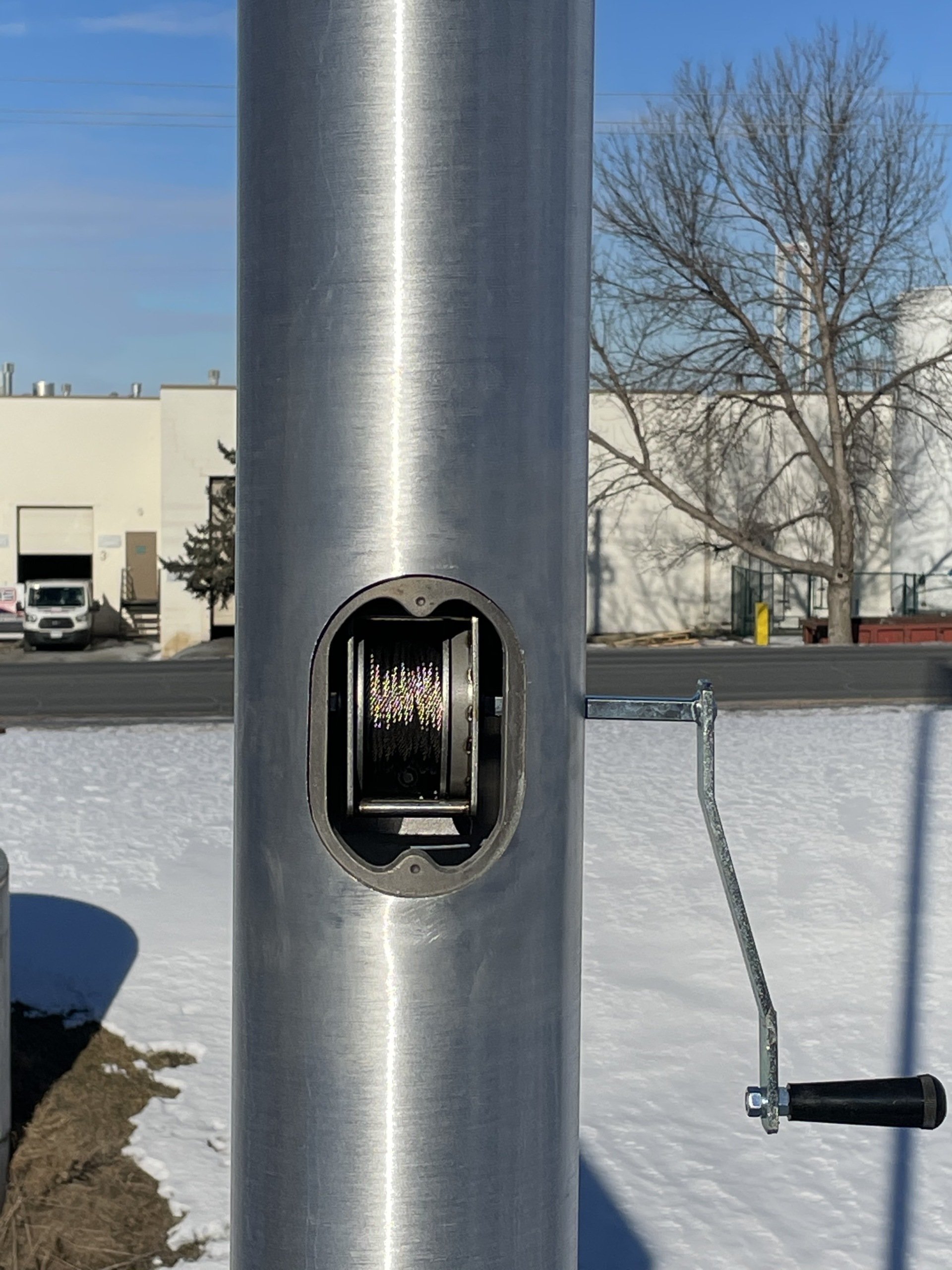 Internal Cable Countryside Flagpole