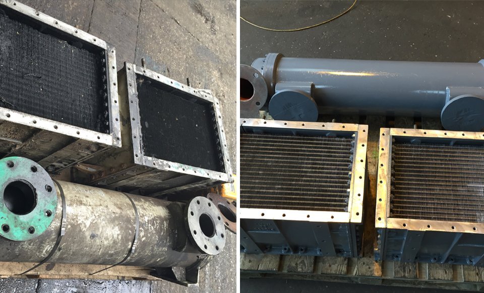 Charge air cooler cleaning specialists in Cheshire