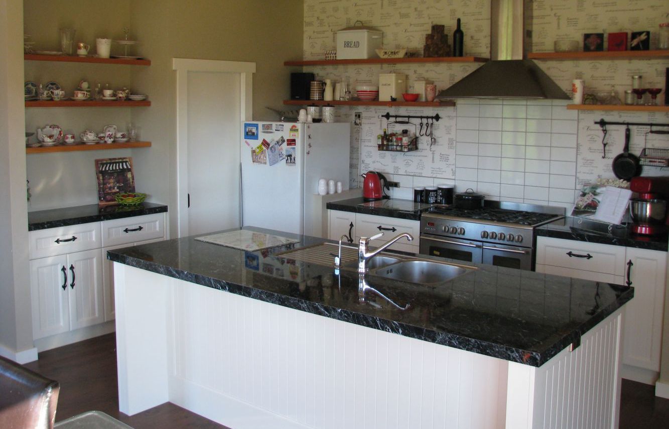 A custom kitchen designed by a Taranaki joiner