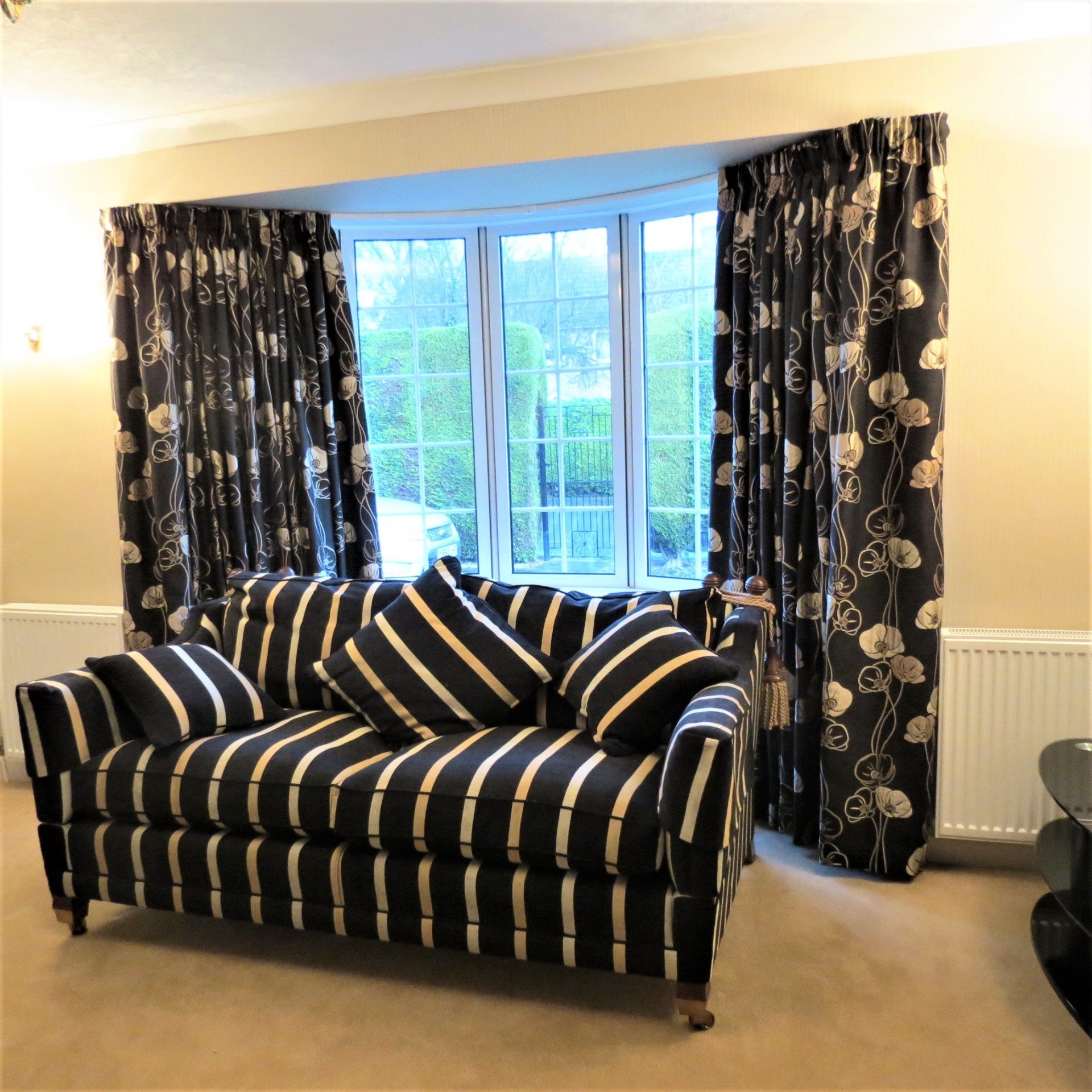 Handmade curtains by Cottage Curtains