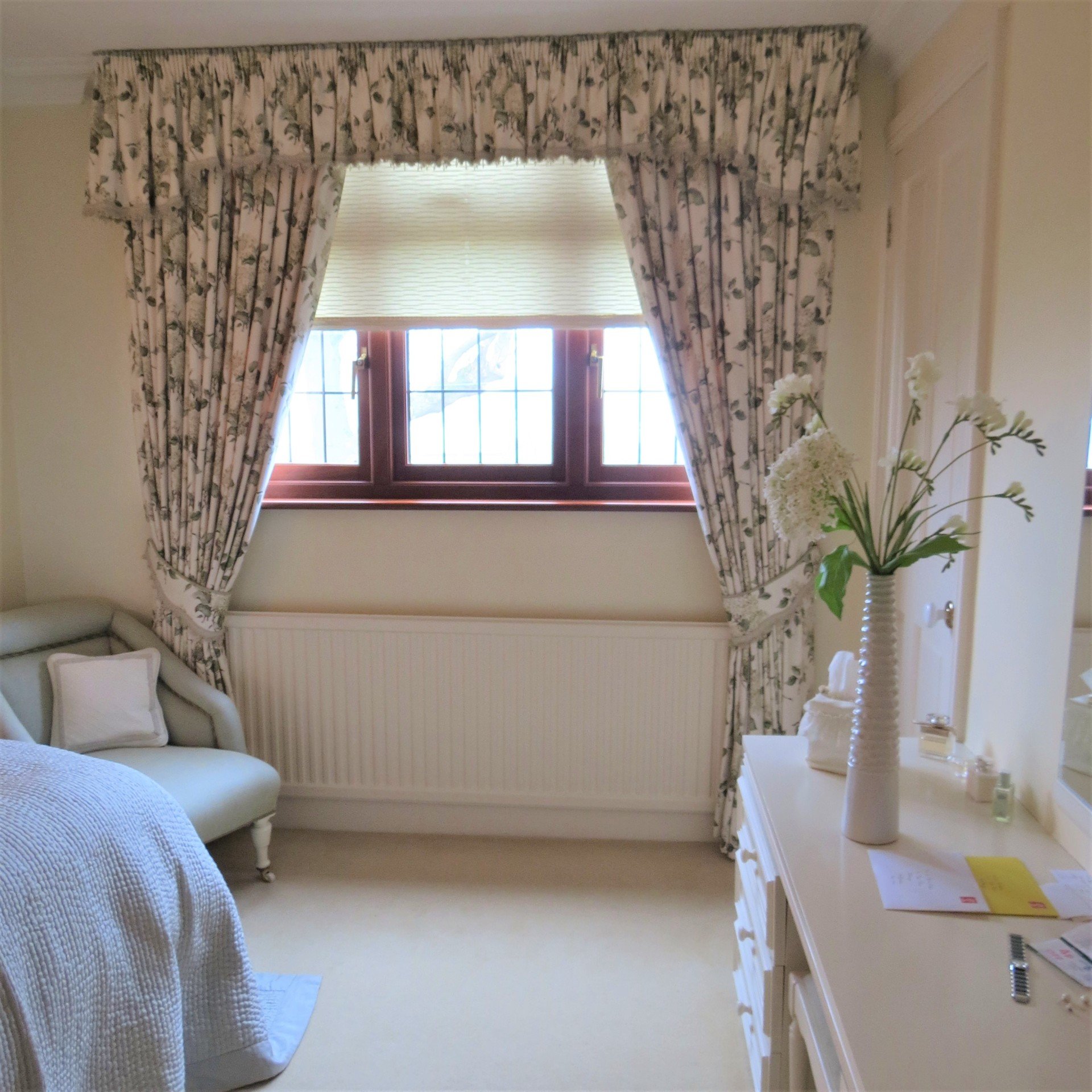 Handmade curtains by Cottage Curtains