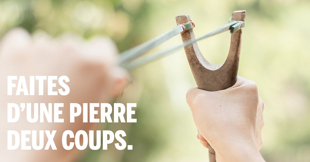 Avec « iMatch » Faites d’une pierre deux coups.
