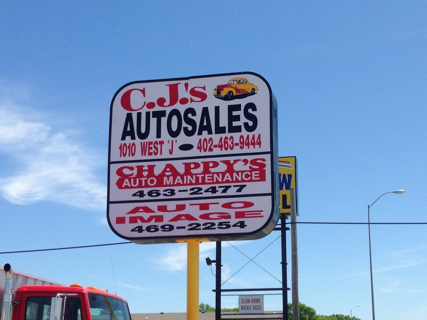 auto sales signs