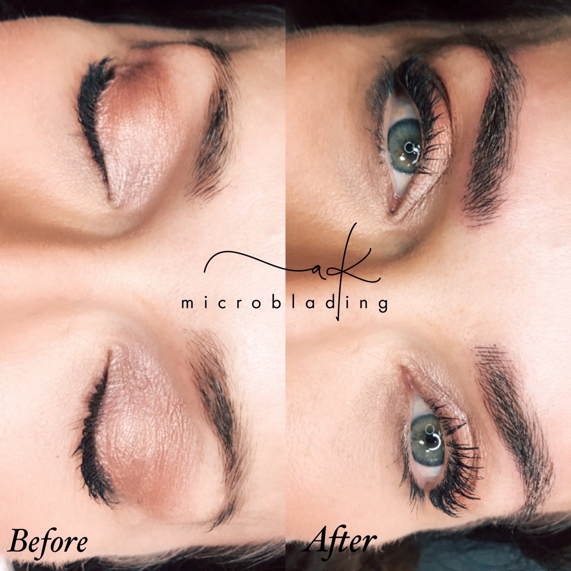 Microblading Before & Afters AK Microblading in Odessa, FL