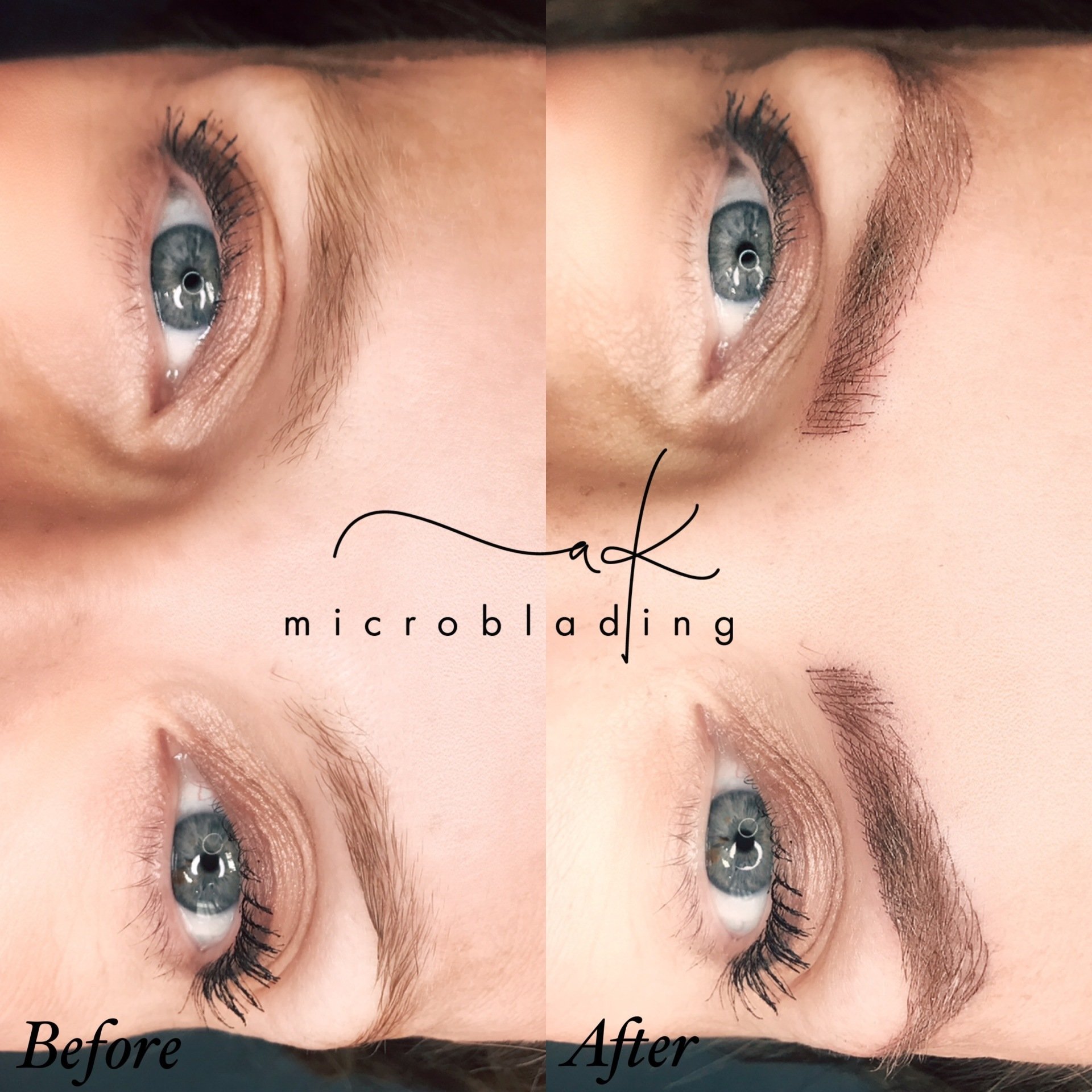 Microblading Before & Afters AK Microblading in Odessa, FL