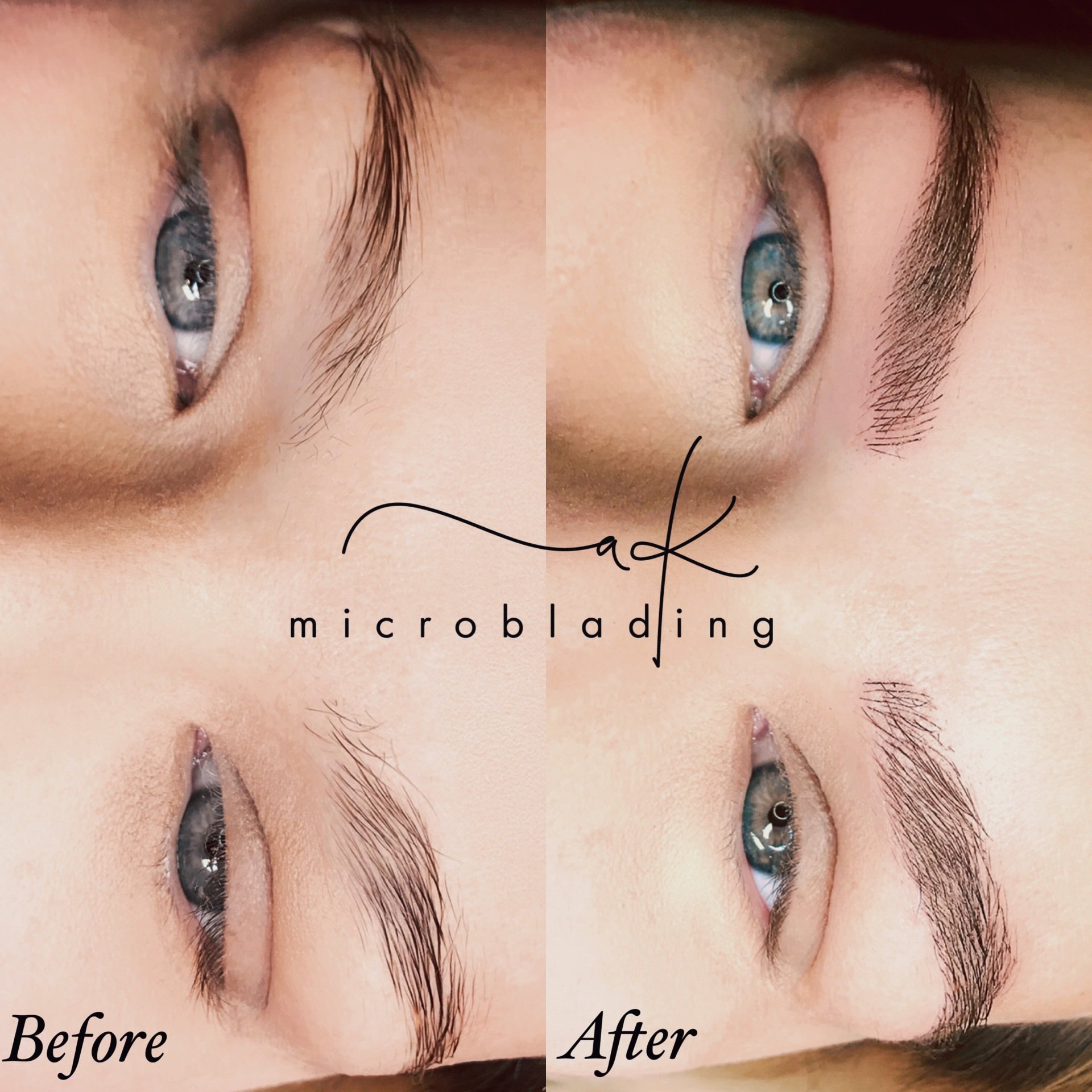 Microblading Before & Afters AK Microblading in Odessa, FL