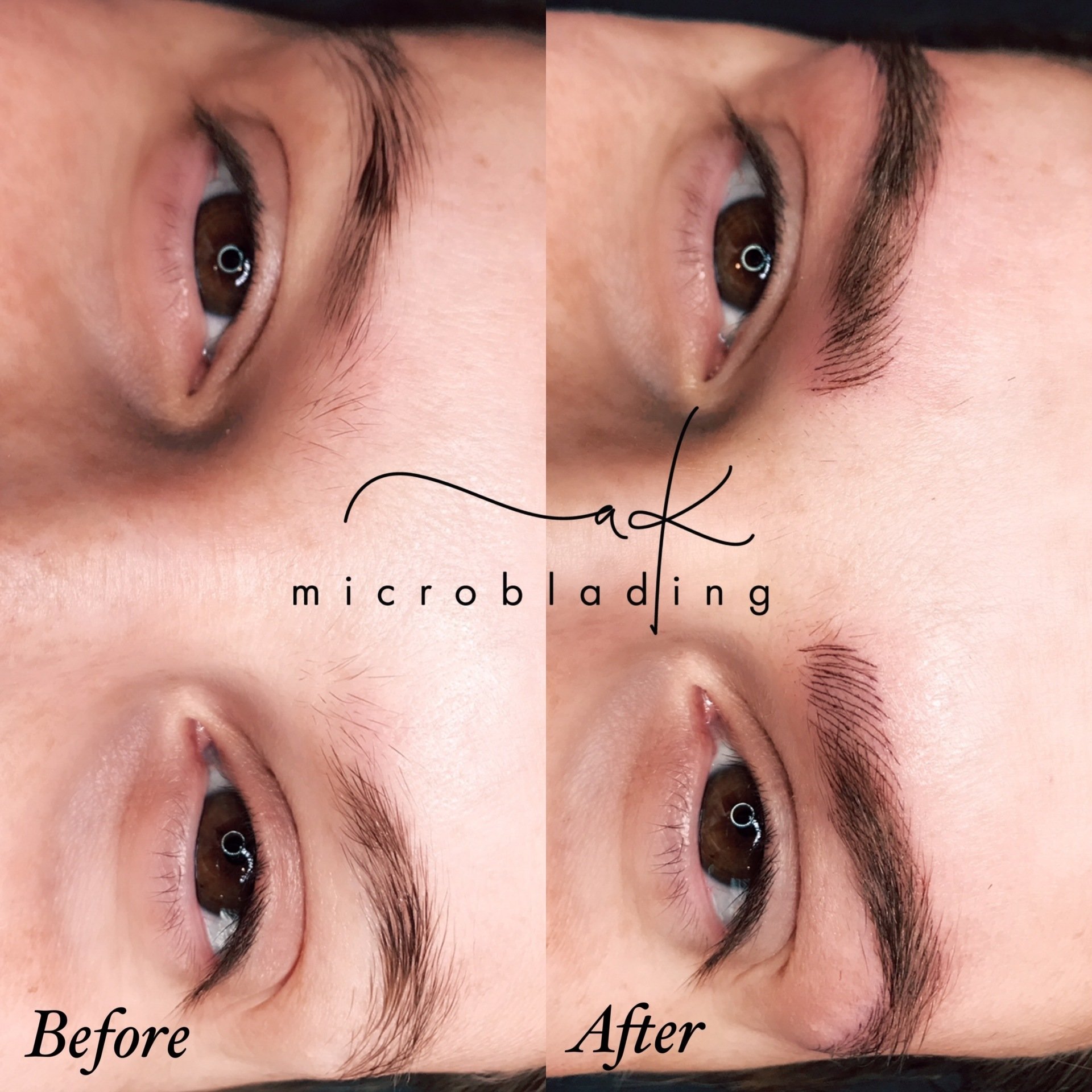 Microblading Before & Afters AK Microblading in Odessa, FL