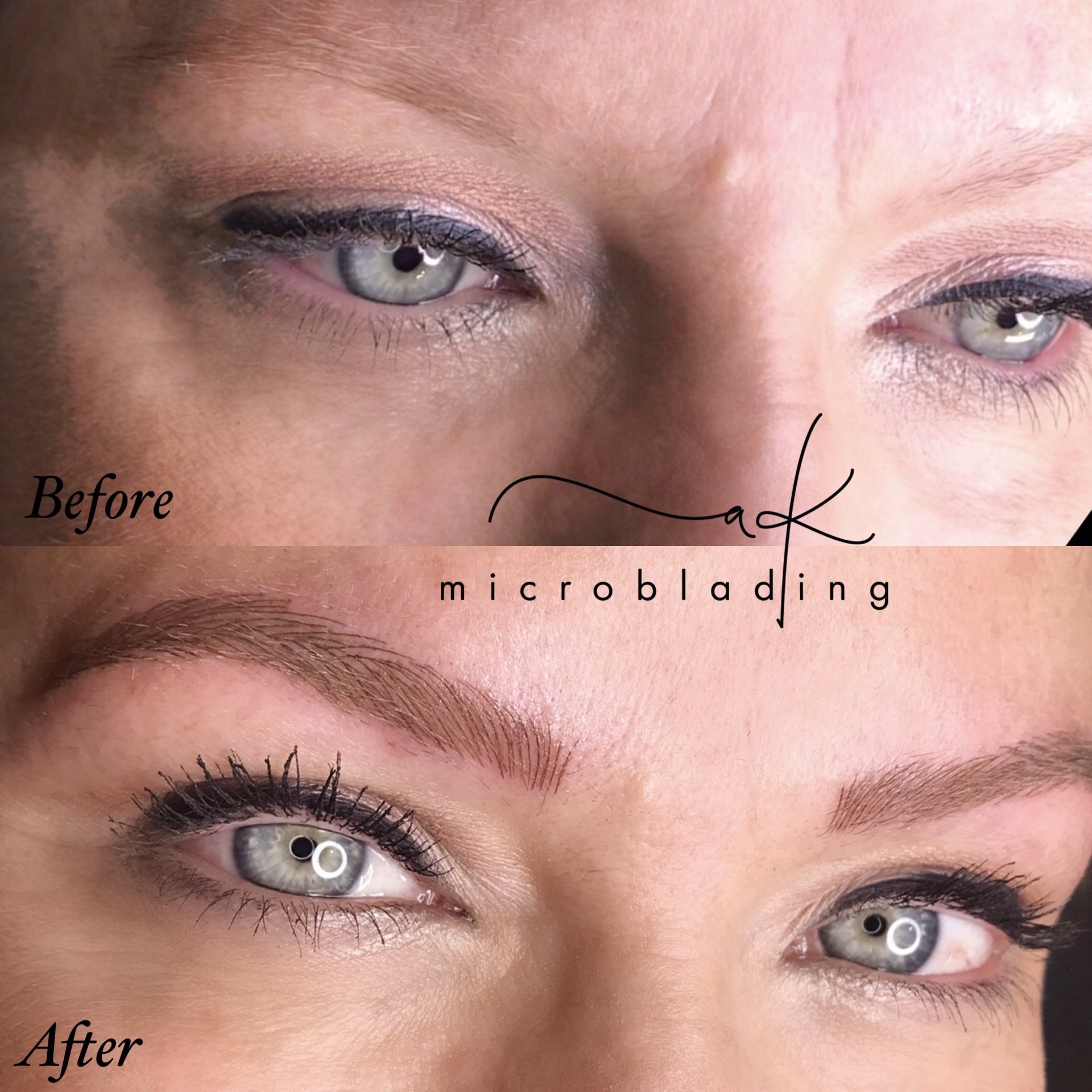 Microblading Before & Afters AK Microblading in Odessa, FL