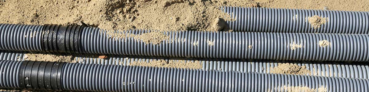 cable and pipe search grey pipeline underground