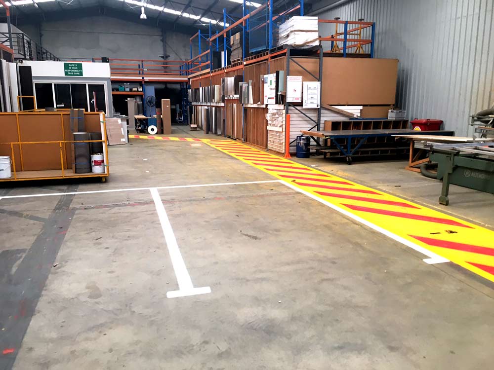 industrial line painting