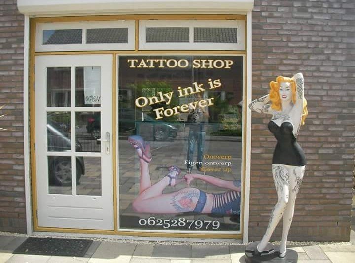 TATTOO SHOP Only ink is forever is een nieuw, enthousiast en creatief ...