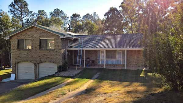 before restoration of roof