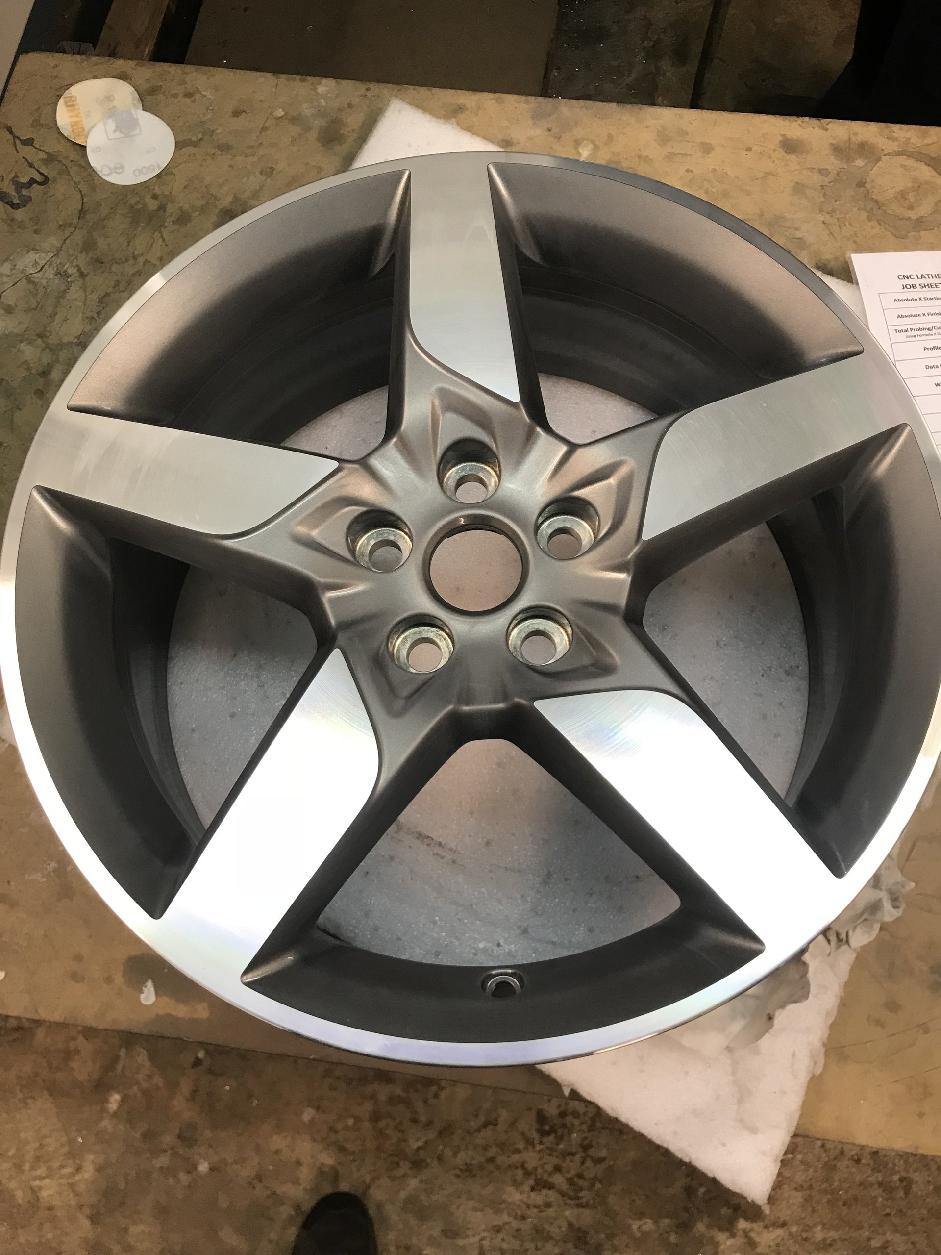 Kerbing rash repair in Surrey Wheel Doctor