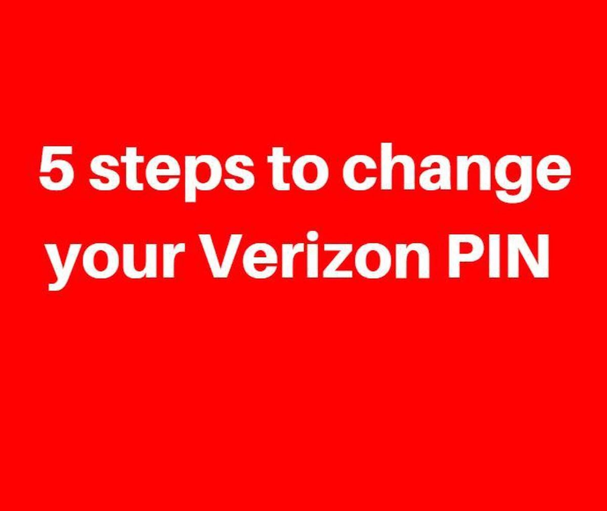 Here's how to change your Verizon PIN number