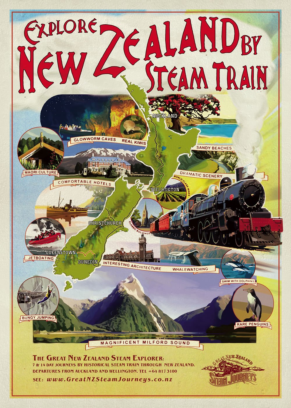 To Great New Zealand Steam Journeys The Greatest Steam Train