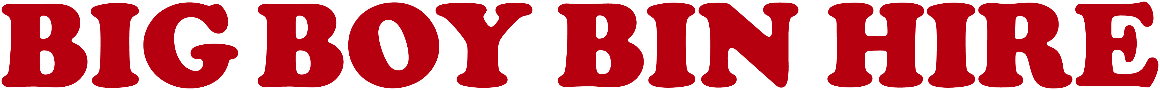 big boy bin hire logo