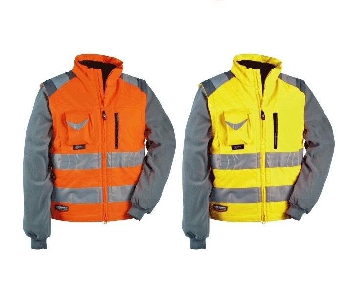 Pantaloni Da Lavoro Alta Visibilita Pantaloncini Da Lavoro Bermuda Uomo - Grigio, Nero, Arancione, Taglie S-XXXL, In Tessuto Misto Bermuda Lavoro Grigio Nero Arancione - Foto 3