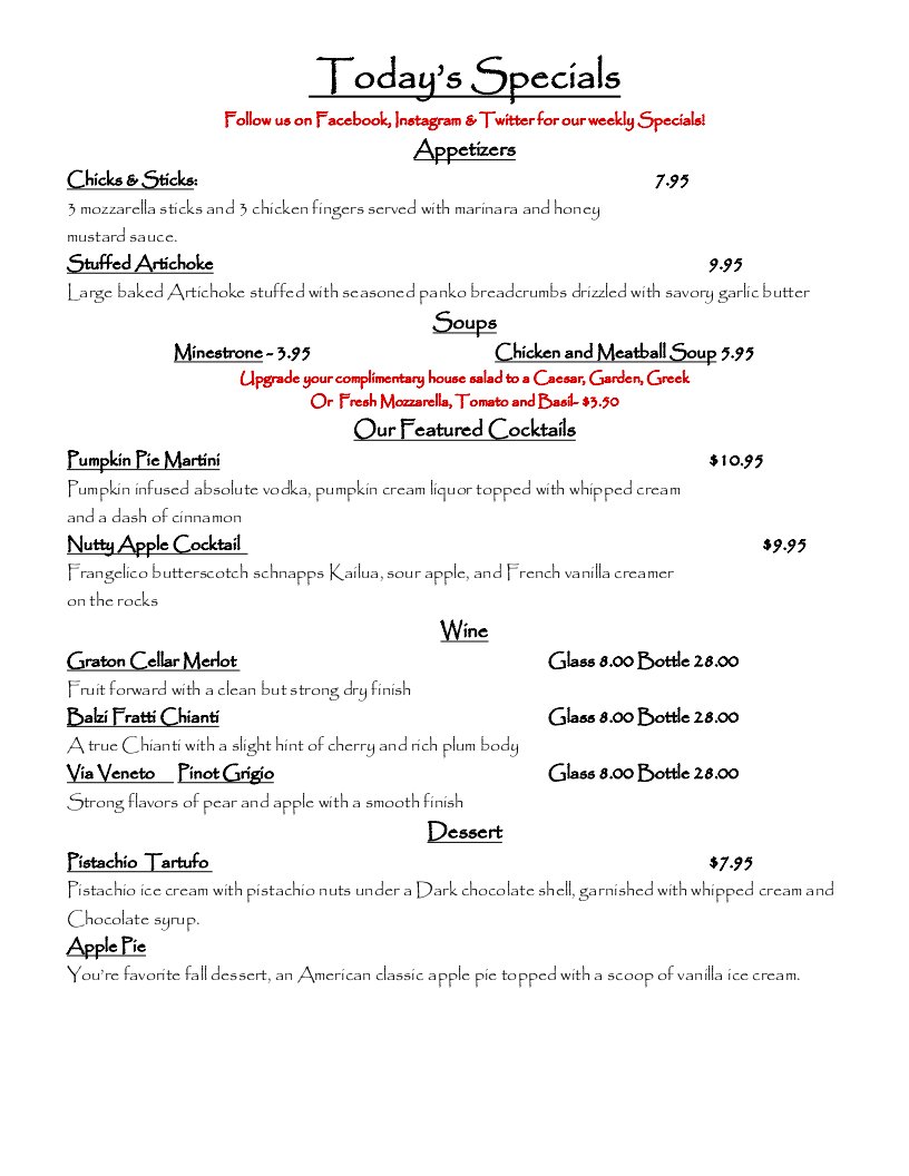 Piccolo's Ristorante Restaurant Bellmore NY Italian Restaurant