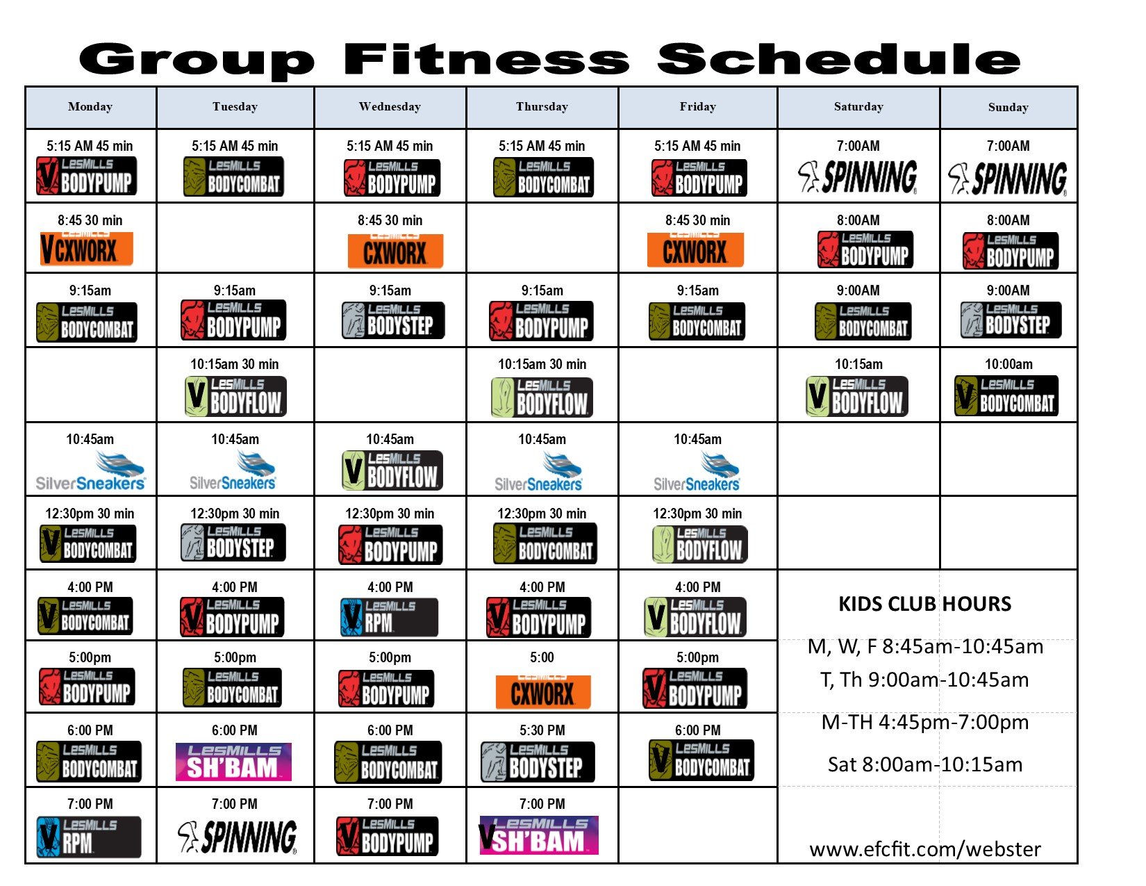 24 Hour Gym in Webster Our Class Schedules Get Fit