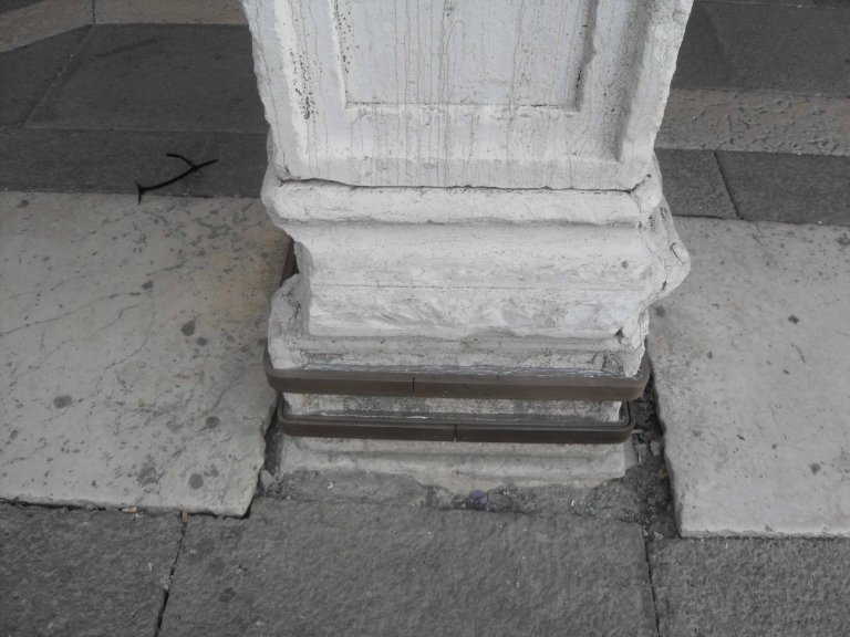 intervento su colonna storica