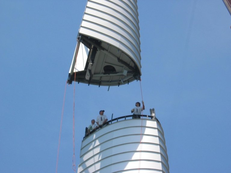 assemblaggio componenti struttura