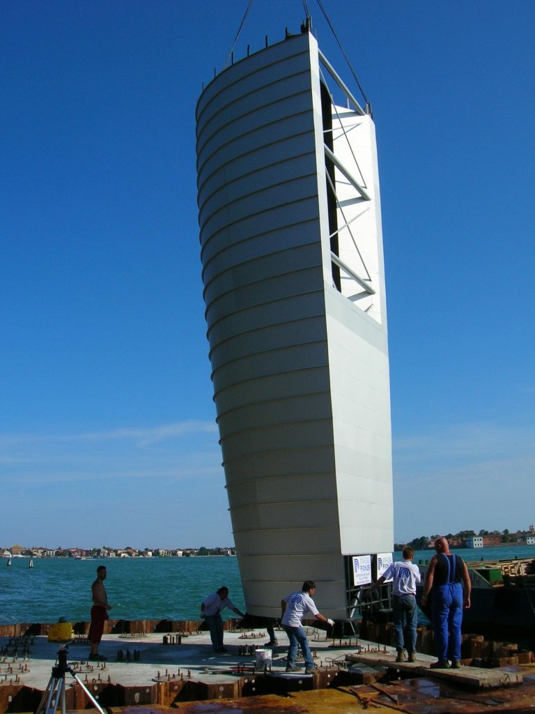 cantiere per montaggio installazione