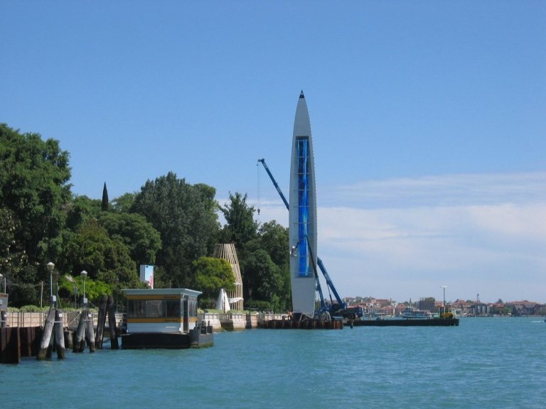 installazione sul lungomare