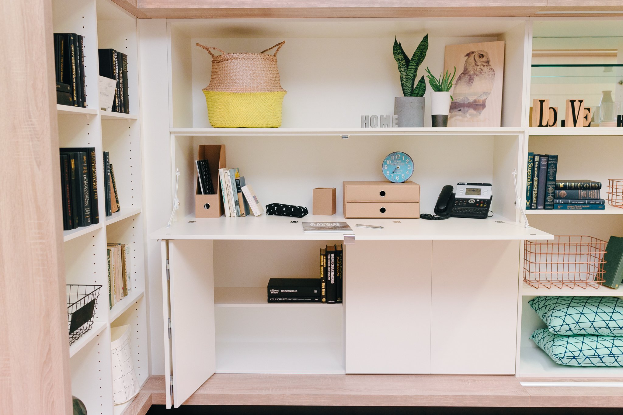 Organised Interiors Micro Apartment Brisbane Custom Home Office Brisbane