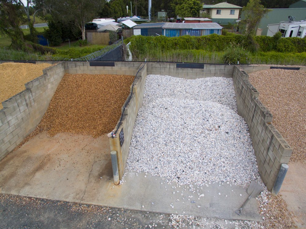 white and brown rocks