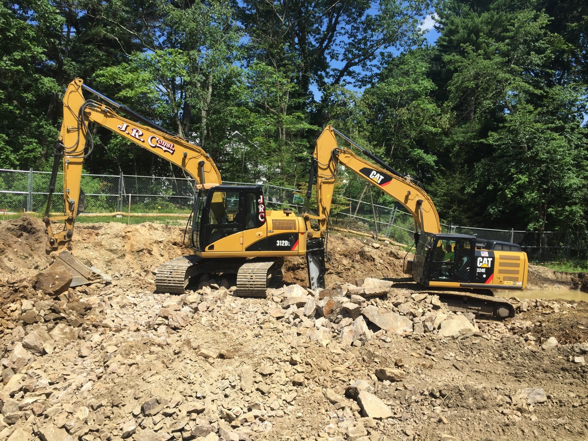 Excavation North Reading, MA J.R. and Sons Construction, Inc.