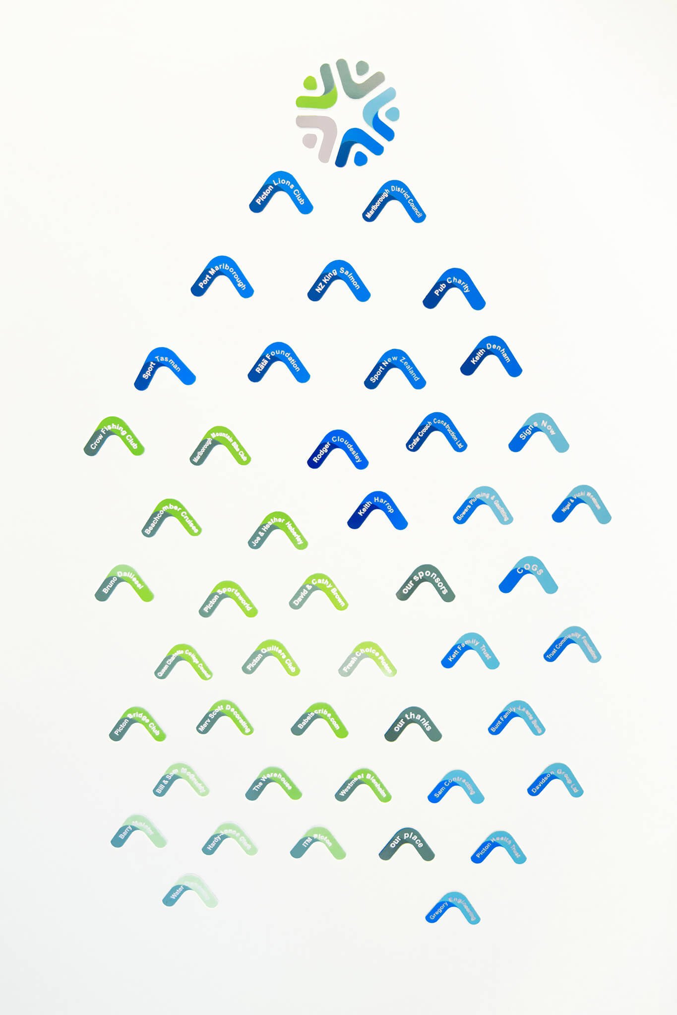 Port Marlborough Pavilion in Picton, Marlborough, NZ, Sponsors