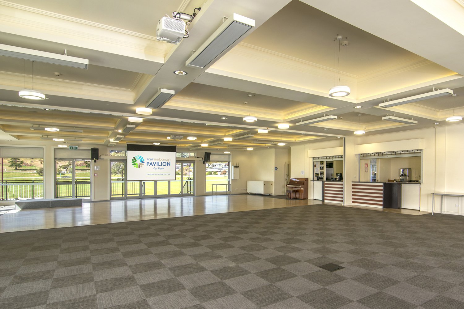 Port Marlborough Pavilion in Picton, Marlborough, NZ