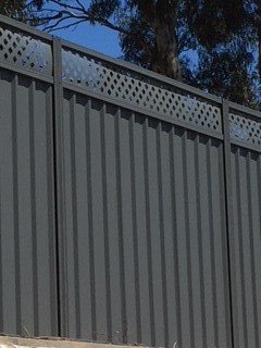 new metal fence