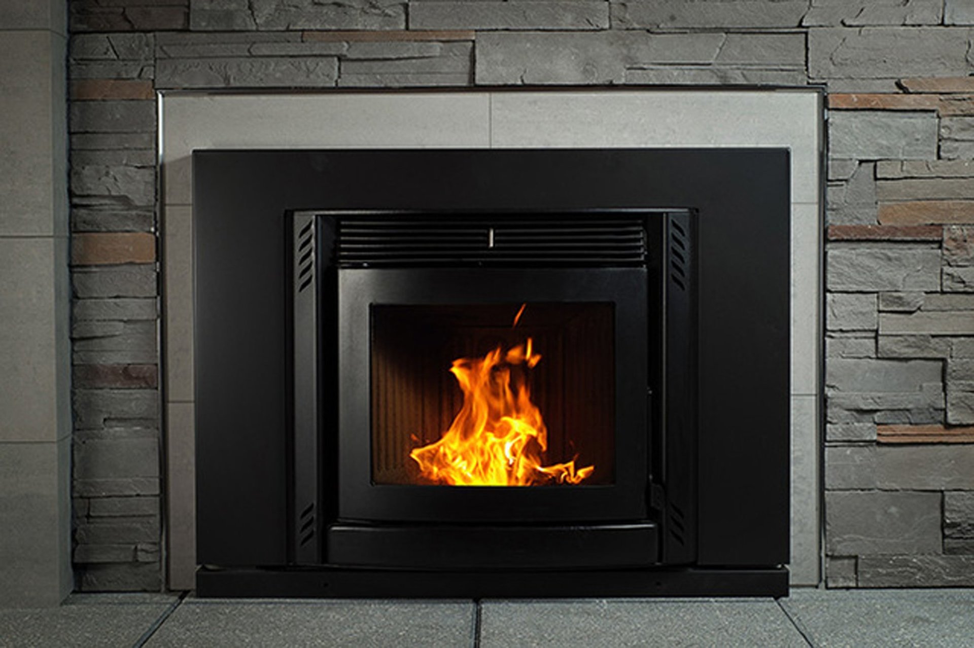 wood burning fire place