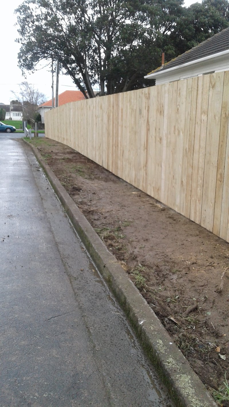 View of the fencing installed by experts 