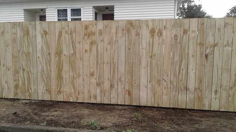 View of the fencing installed by experts 