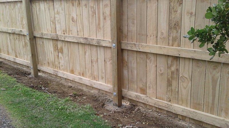 View of the fencing installed by experts 