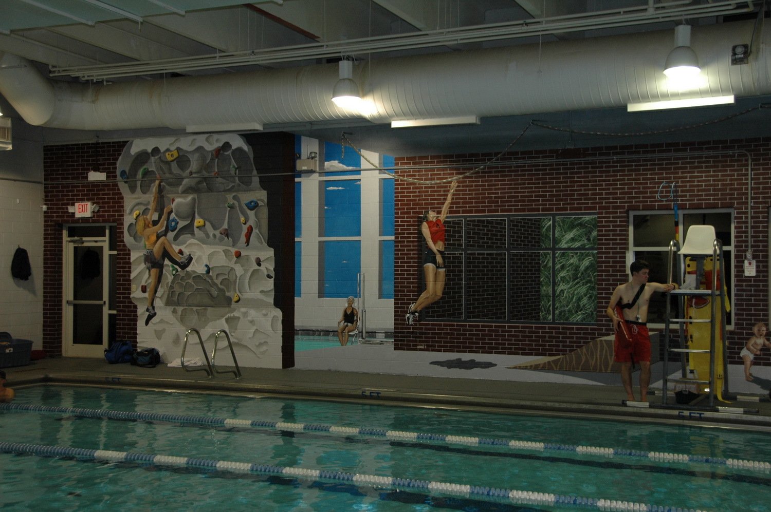 Clarksville TN YMCA Features Custom Wall Mural By Local Muralist